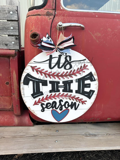 Baseball Season Doorhanger - PREORDER