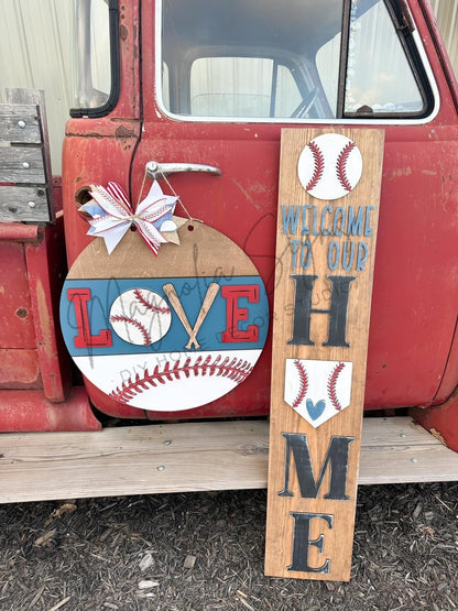 Baseball Season Doorhanger - PREORDER