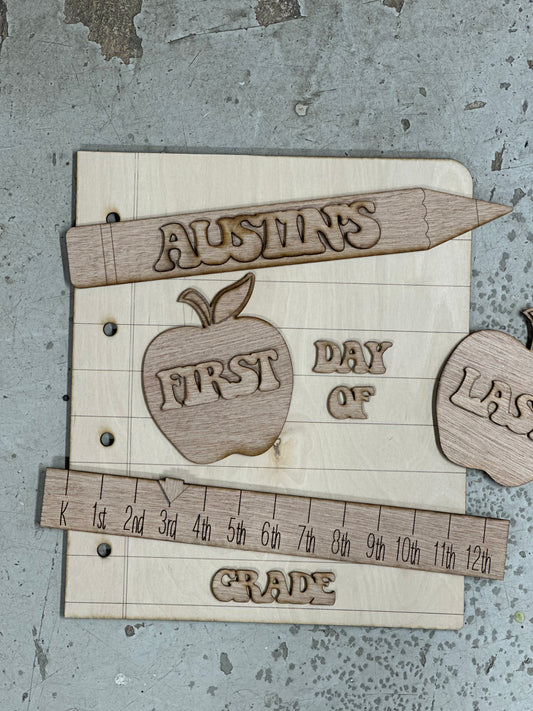 First/Last day of school sign- Pre Order