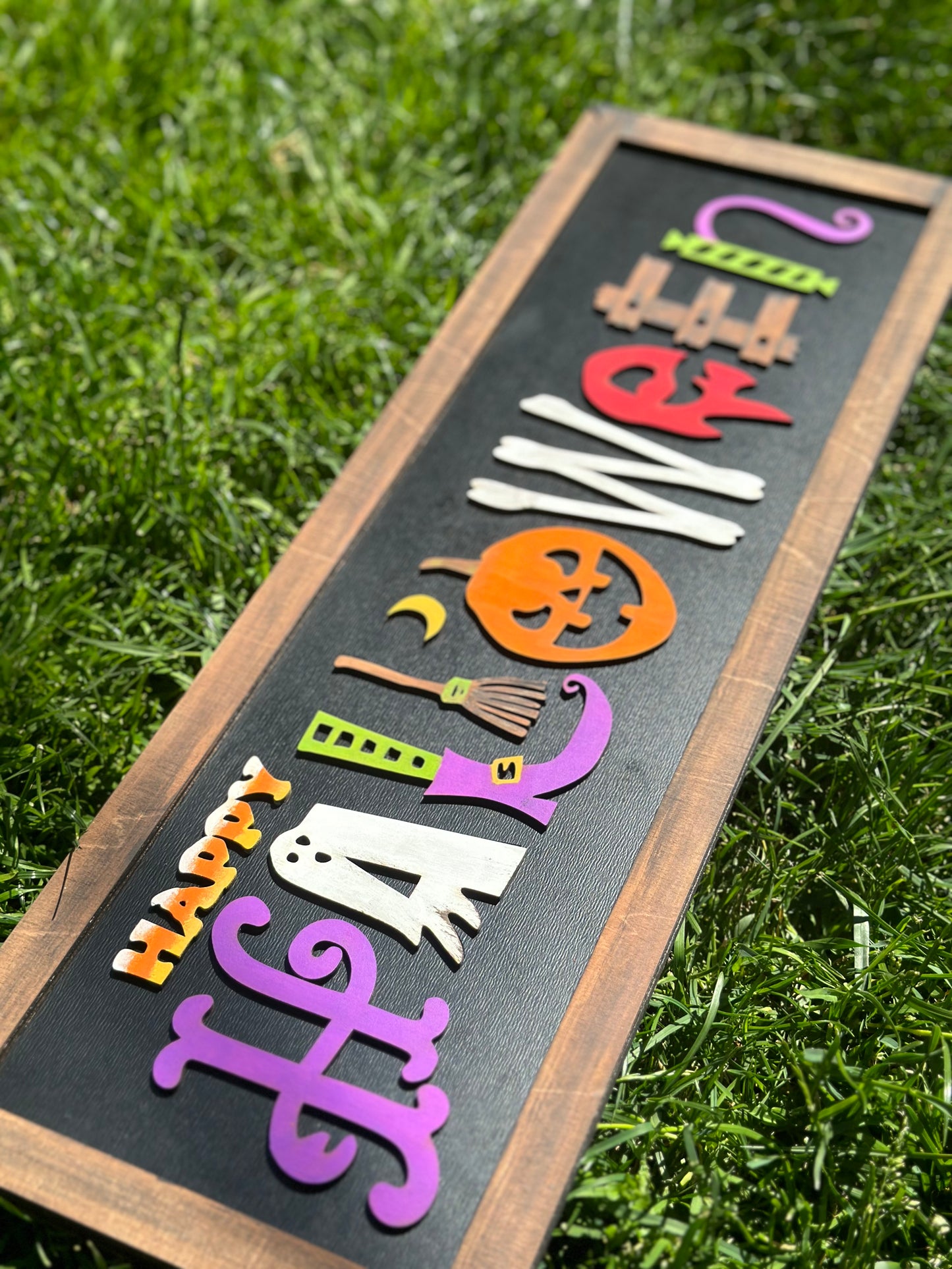 Happy Halloween Laser Cut Sign