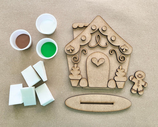 Kids Gingerbread House DIY Kit