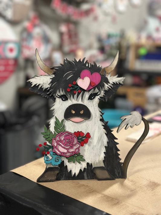 Valentine Highland Cow