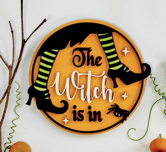 The Witch is in Doorhanger