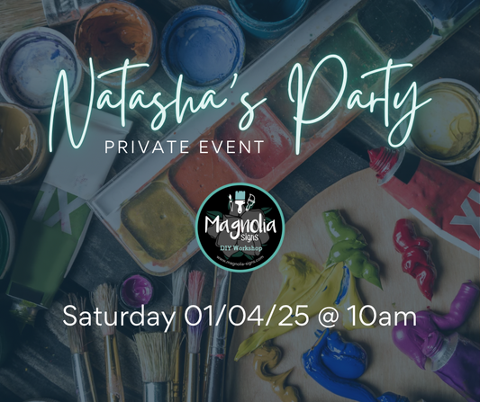 Natasha’s Party! - Private Event- 01/04/25 @ 10:00am