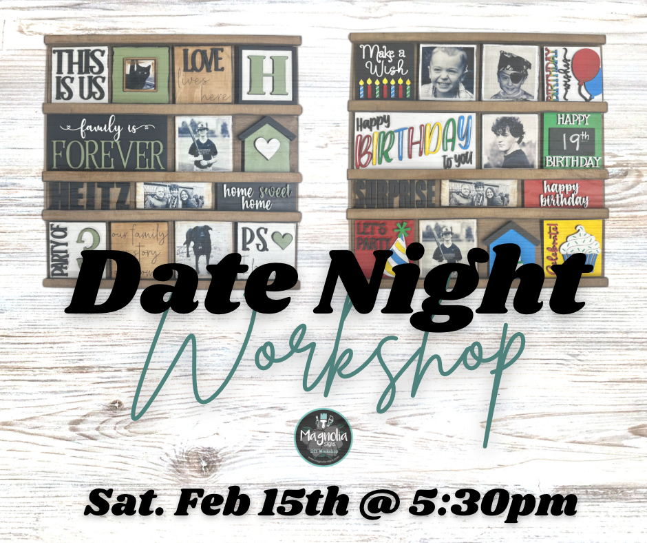 Date Night Workshop- Wall Collage- 2/15/25 @ 5:30pm