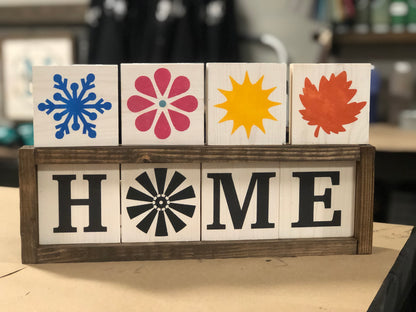 Interchangeable Home Sign